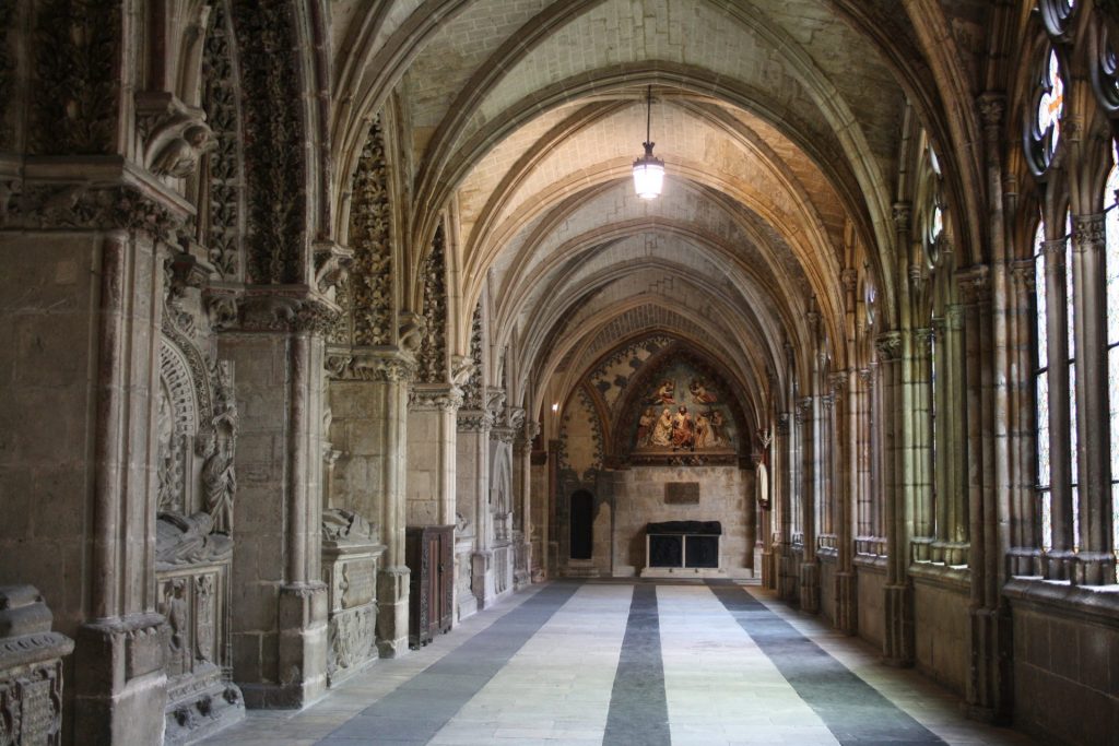 Photo of Burgos Cathedral, cloister, south wing from east (1260s).