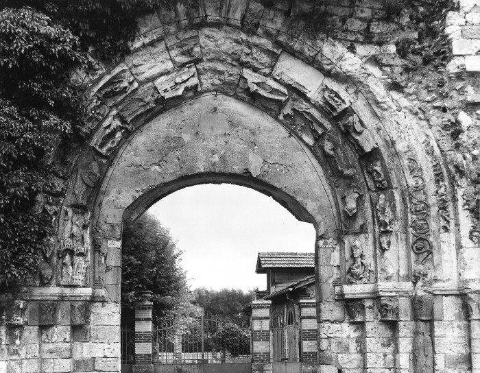 Photograph of abbey doorway, medieval