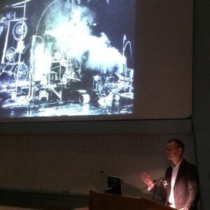 Picture of Scott Nethersole doing a lecture