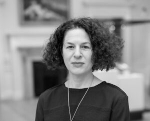 black and white portrait picture of Alexandra Gerstein