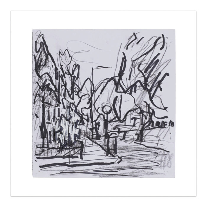 Frank Auerbach, Sketch for ‘Mornington Terrace’, 2015–16, © the artist
